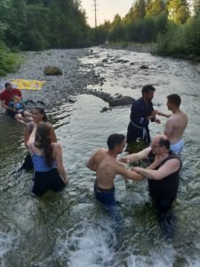kenpo entrainement en rivière